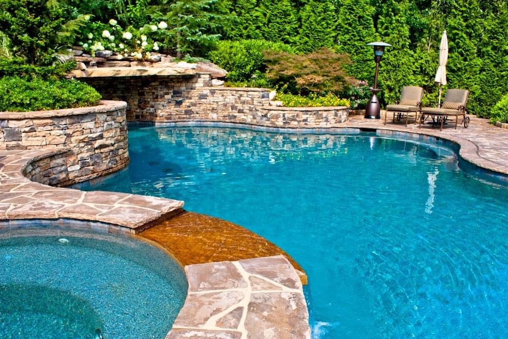 Custom pool construction in Blue Ridge GA